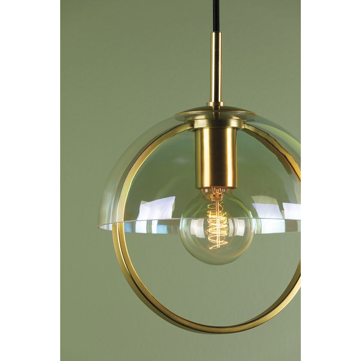 Meriah 1 Light 10 inch Aged Brass Pendant Ceiling Light