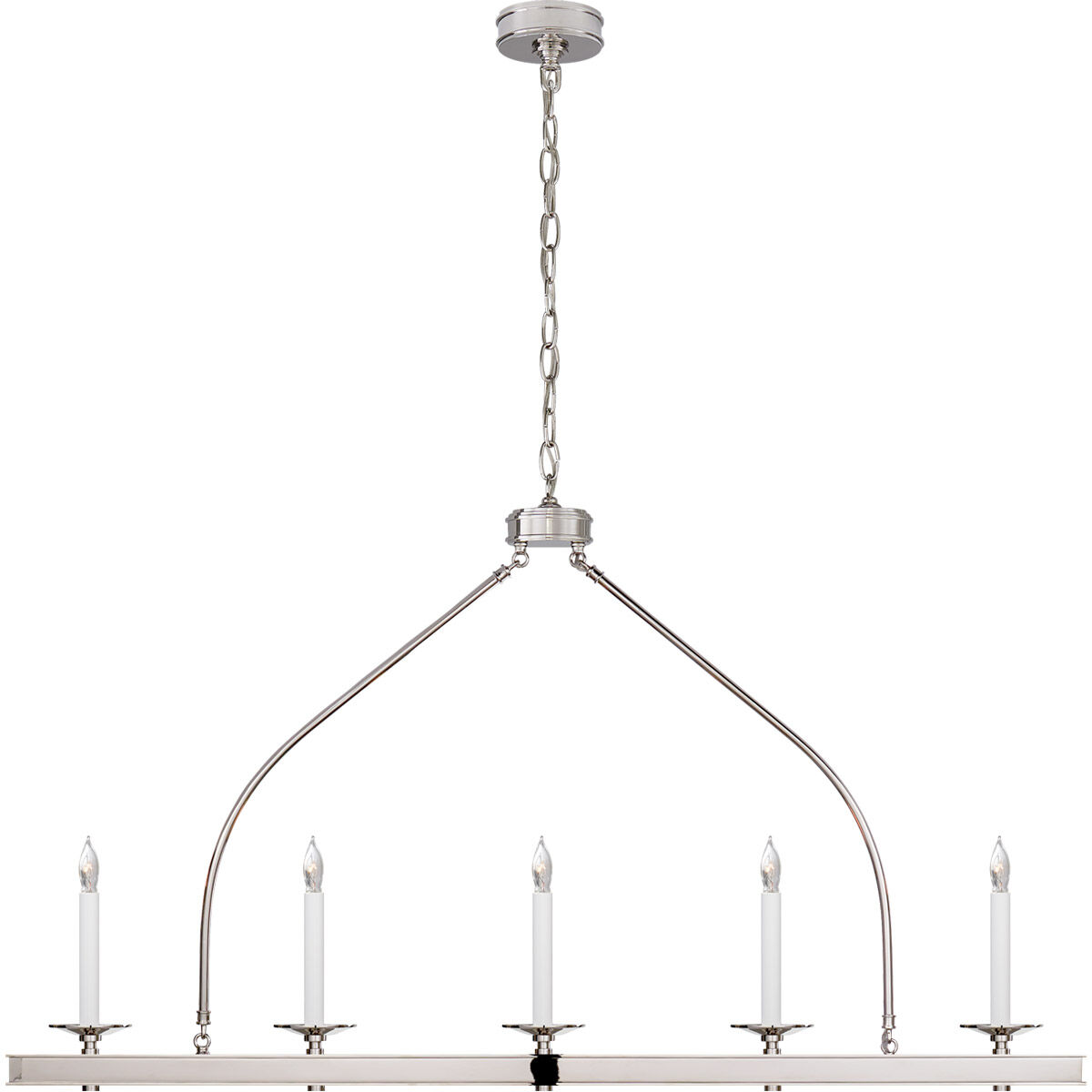 Chapman & Myers Launceton 5 Light 52.00 inch Island Light