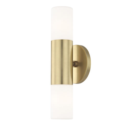 Lola LED 5 inch Aged Brass ADA Wall Sconce Wall Light