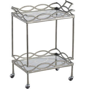 Anita Nickel Bar Cart