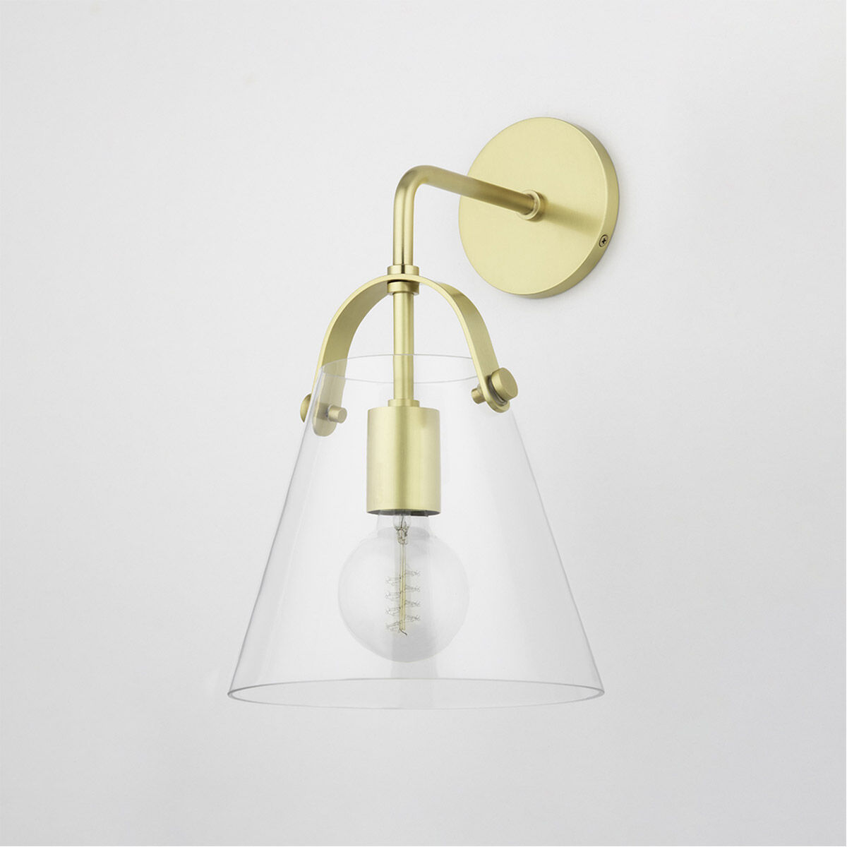 Karin 1 Light 9 inch Aged Brass Wall Sconce Wall Light