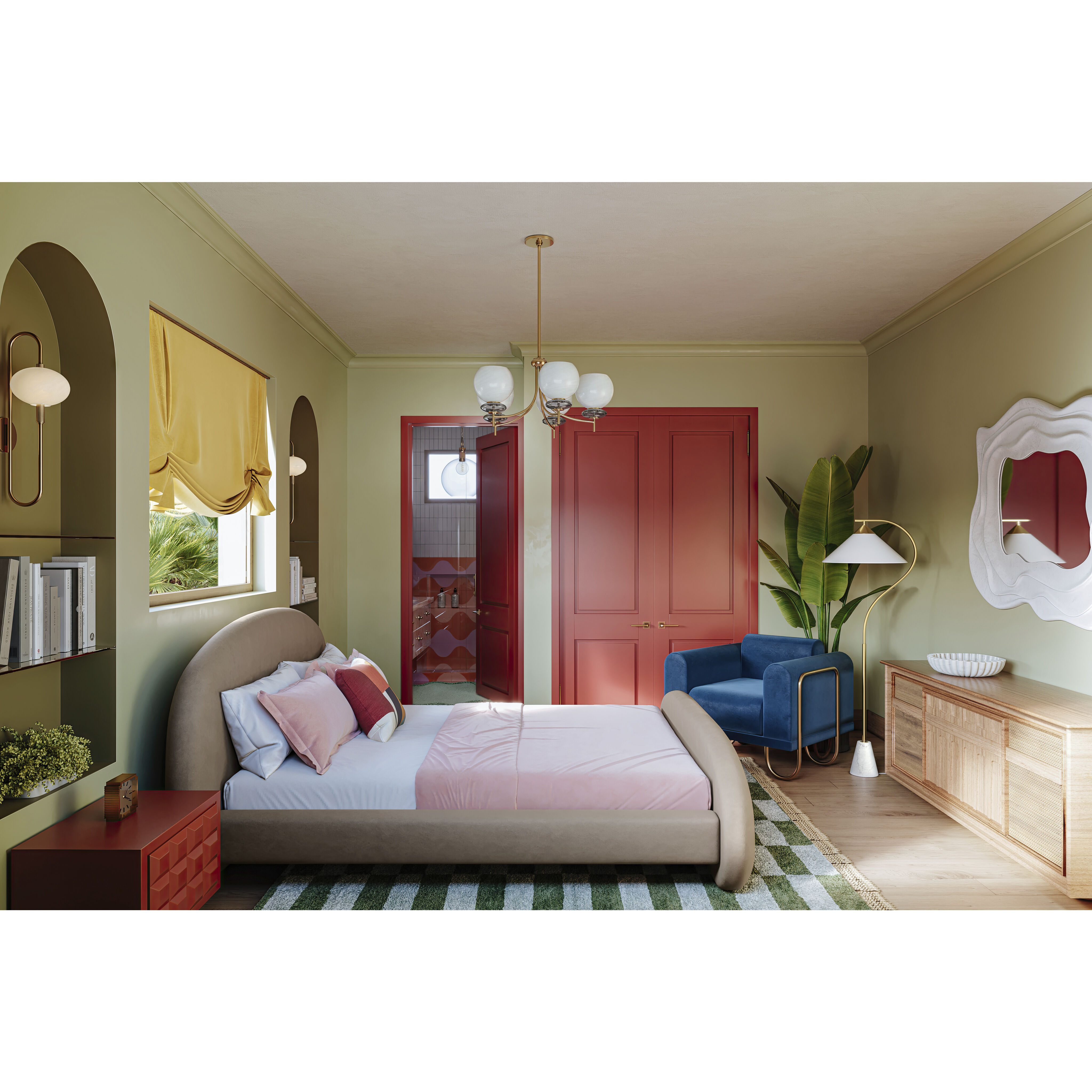 Catrine 1 Light 16 inch Aged Brass Pendant Ceiling Light