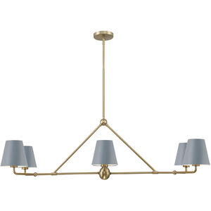 Xavier 6 Light 46.00 inch Chandelier