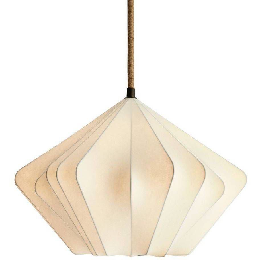 Fazekas 1 Light 26 inch English Bronze and Natural Rope Pendant Ceiling Light