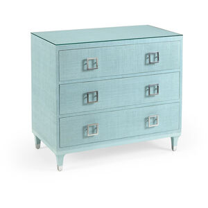Wildwood Yarmouth Blue/Clear/Brushed Nickel Chest