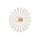 Tinsley 1 Light 12 inch Aged Brass/Ceramic Gloss Cream Flush Mount Ceiling Light