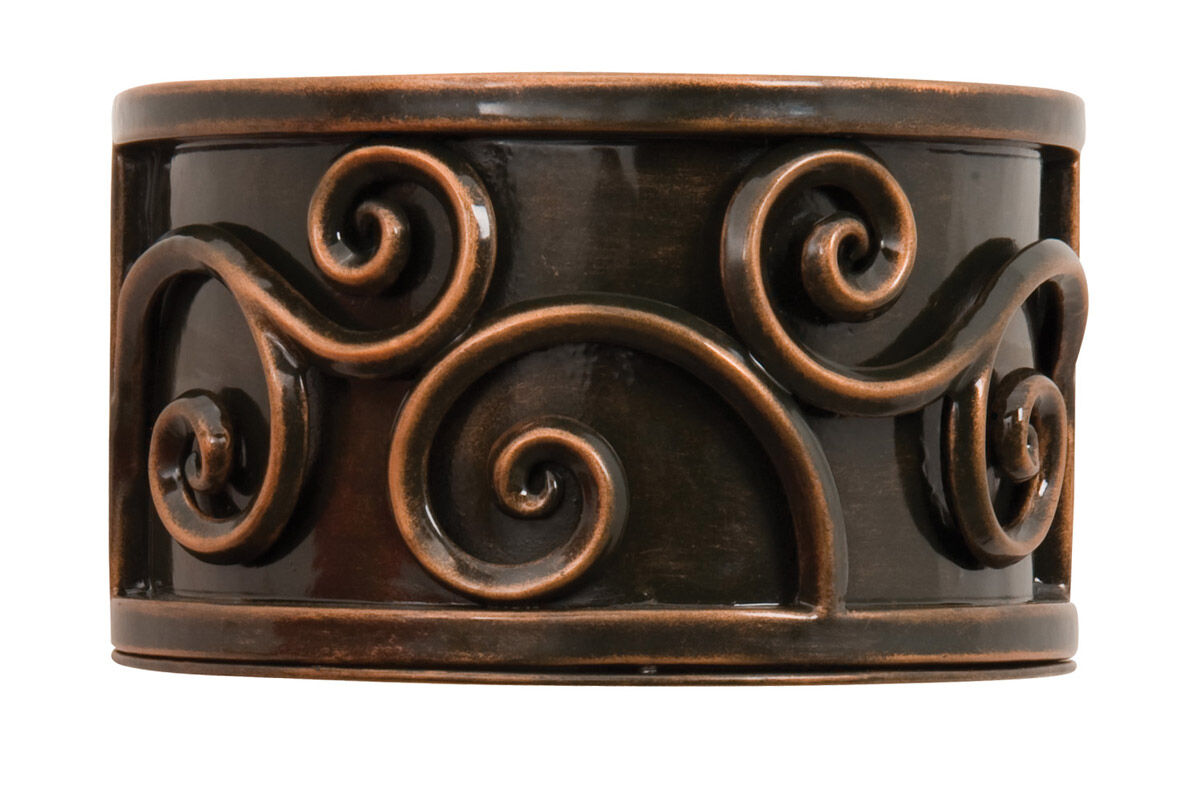 Windsor LED 8 inch Antique Copper Wall Sconce Wall Light in Without Glass