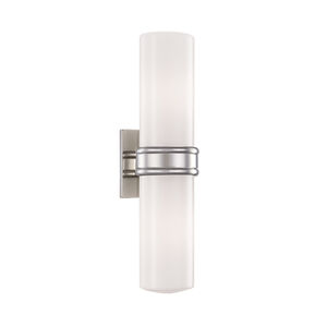 Natalie 2 Light 4 inch Polished Nickel Wall Sconce Wall Light