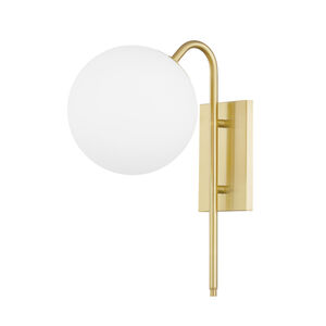 Ingrid 1 Light 8 inch Aged Brass Wall Sconce Wall Light