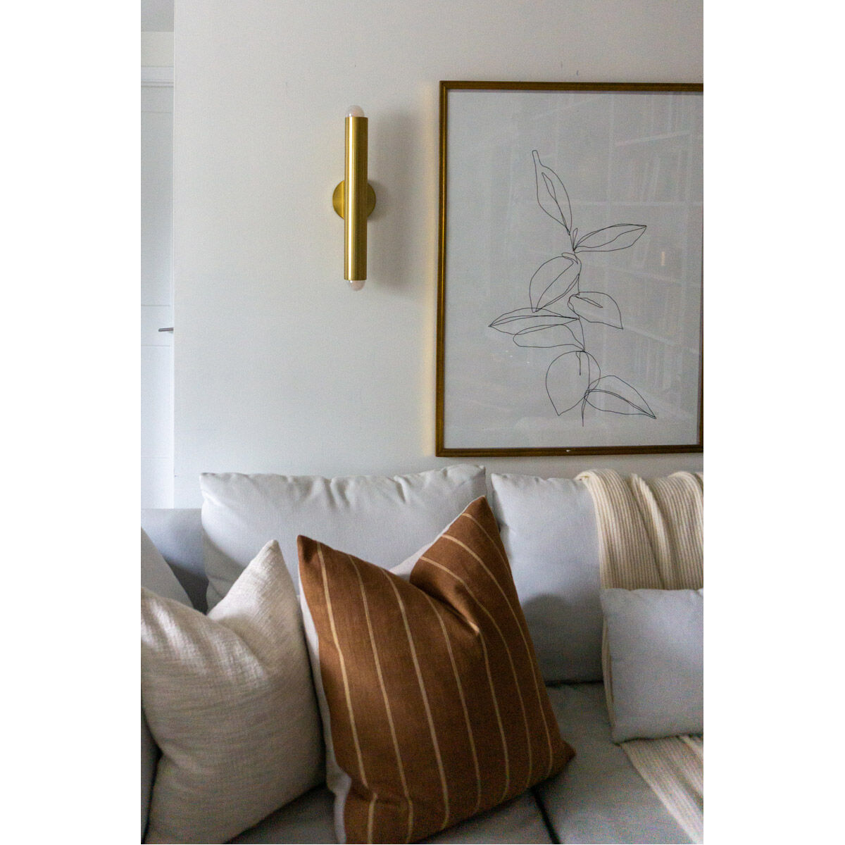 Taylor 2 Light Aged Brass Wall Sconce Wall Light 