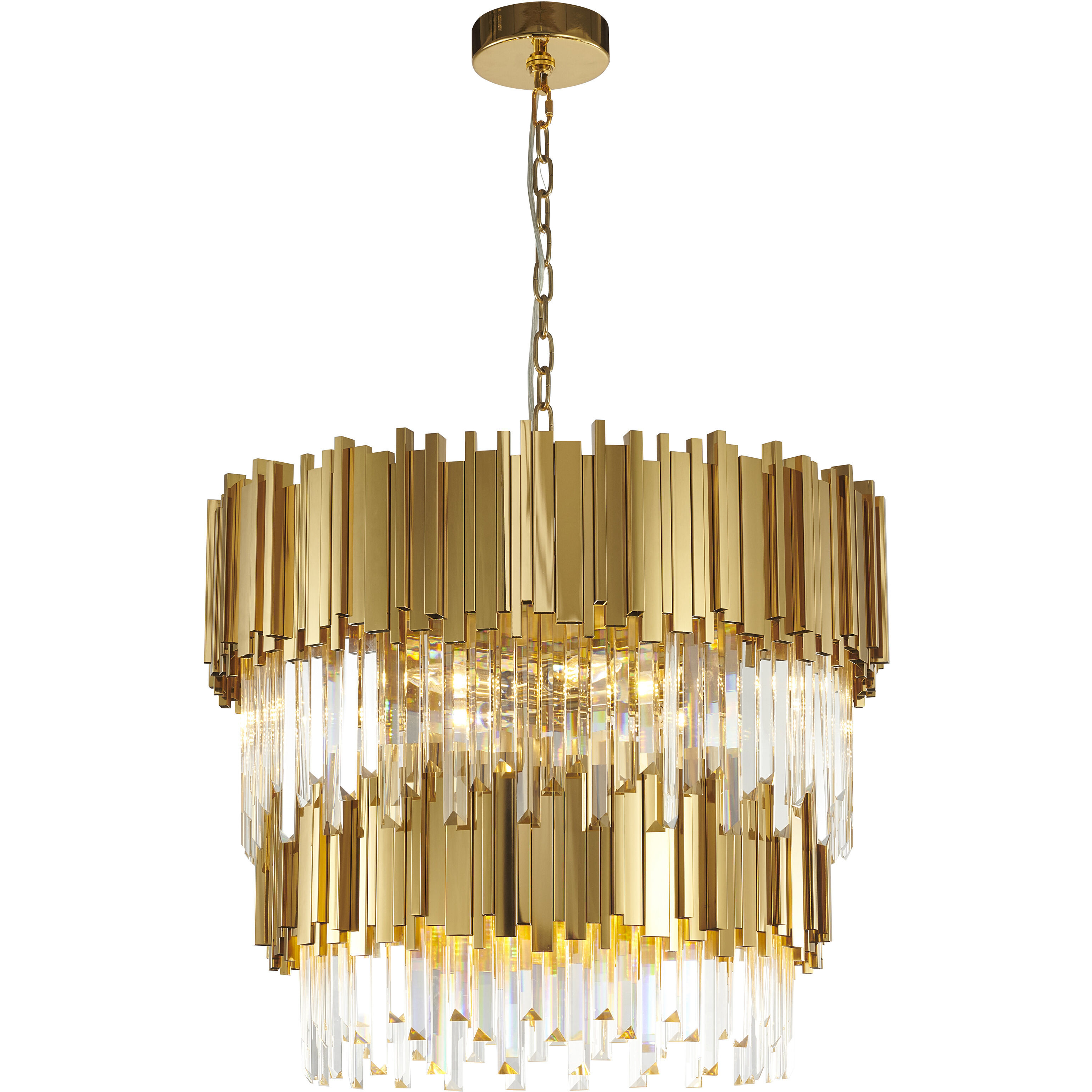 Canada 12 Light 27.5 inch Gold Chandelier Ceiling Light