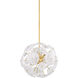 Tamara 6 Light 20 inch Aged Brass Chandelier Ceiling Light