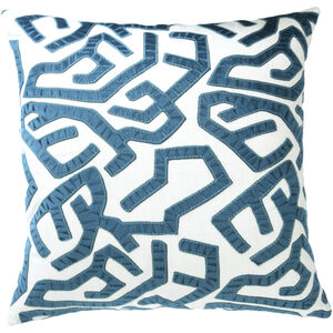Jase 22 inch Teal Pillow