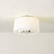 Ciela 2 Light 13.5 inch Polished Nickel Flush Mount Ceiling Light