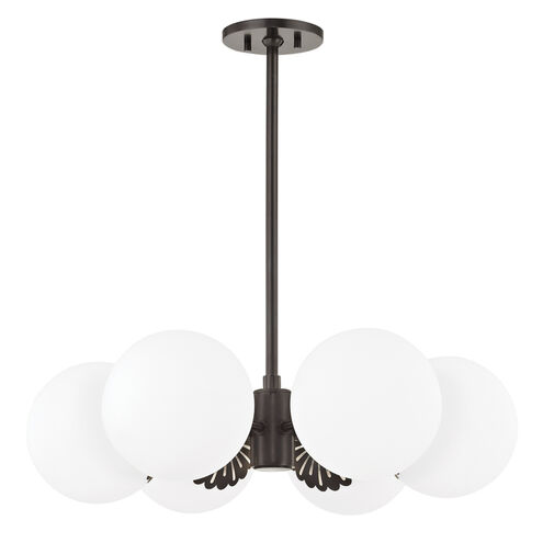 Paige 6 Light 26 inch Old Bronze Chandelier Ceiling Light