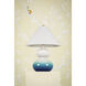 Aimee 21.25 inch 60.00 watt Aged Brass and Blue Ombre Table Lamp Portable Light