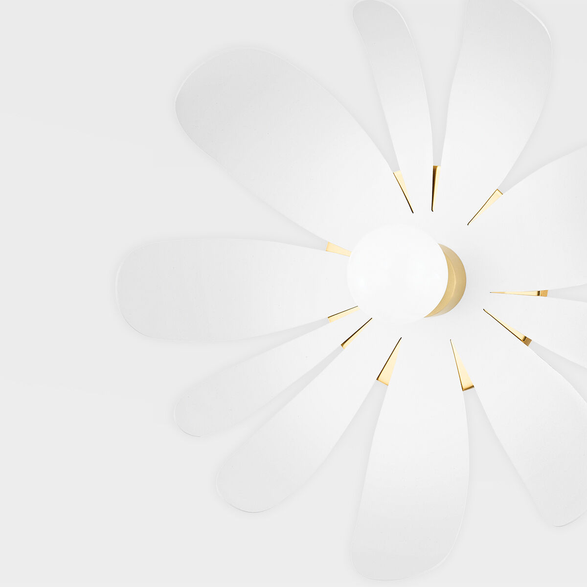 Twiggy 1 Light 12 inch Aged Brass/Textured White Combo Vanity Light Wall Light