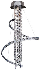 Lazaro 1 Light 16 inch Chrome Mini Pendant Ceiling Light