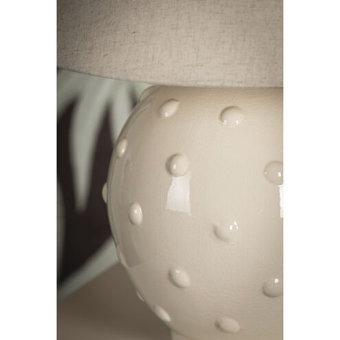 Annabelle 18 inch 60.00 watt Aged Brass and Ivory Table Lamp Portable Light