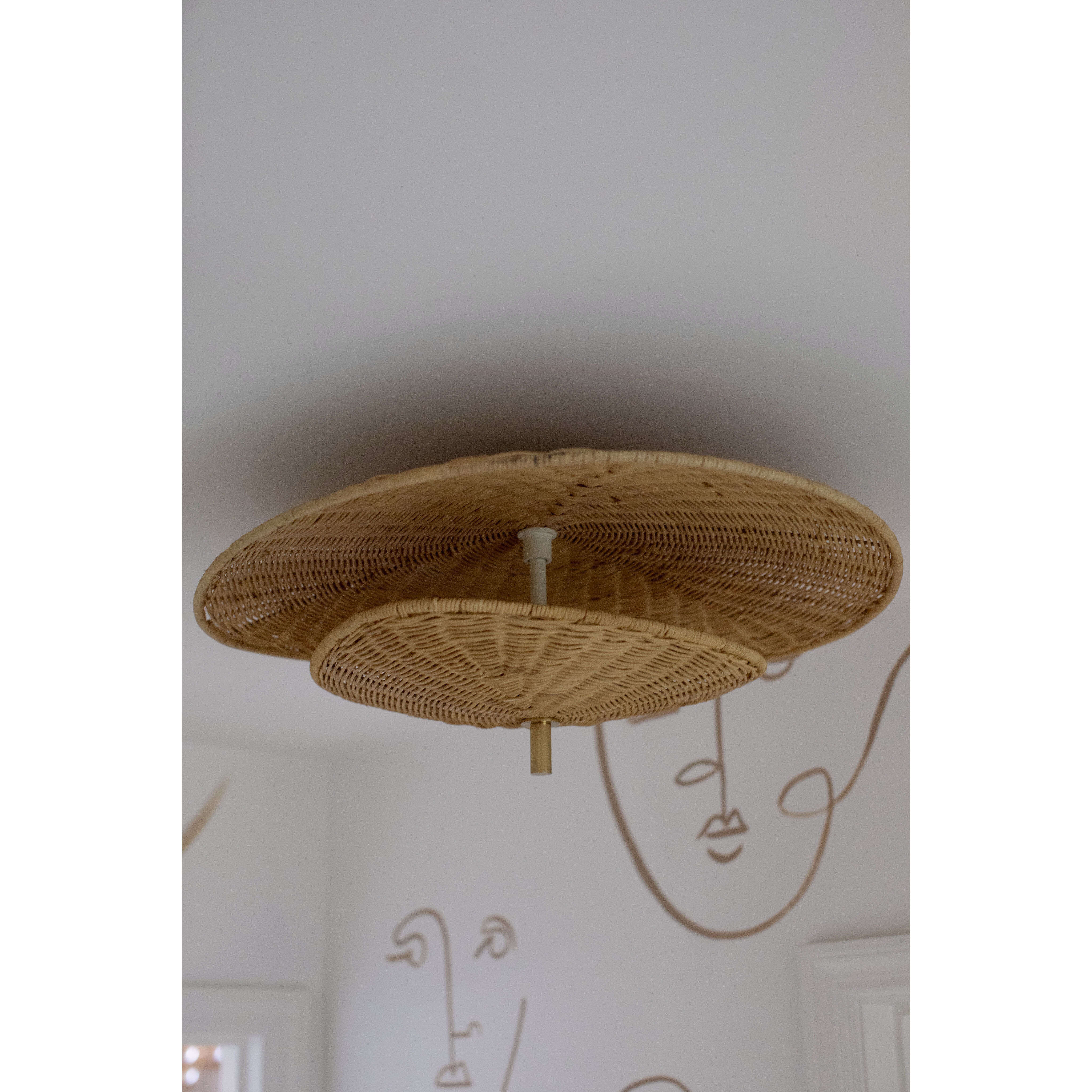 Marigold 3 Light 23.75 inch Aged Brass Semi Flush Ceiling Light