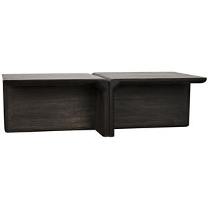 Hagen 60 X 30 inch Ebony Walnut Coffee Table