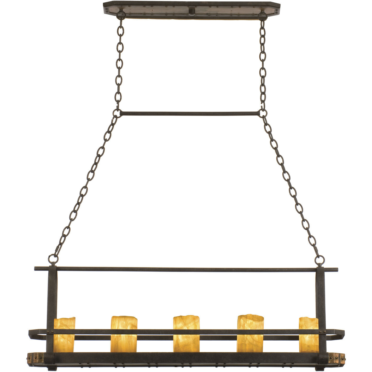 Cordova 5 Light 45 inch Natural Iron Island Light Ceiling Light