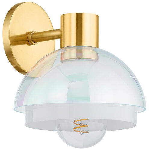 Modena 1 Light 8 inch Aged Brass Wall Sconce Wall Light