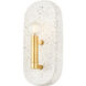 Ethel 1 Light 6 inch Aged Brass Wall Sconce Wall Light