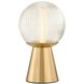 Bria 10.75 inch 4 watt Aged Brass Rechargeable Table Lamp Portable Light