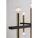 Colette 16 Light 29 inch Aged Brass / Black Chandelier Ceiling Light in Aged Brass and Black