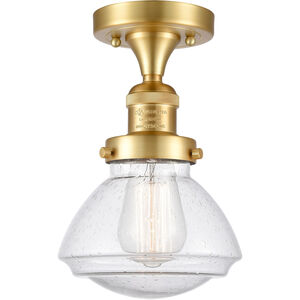 Franklin Restoration Olean 1 Light 6.75 inch Semi-Flush Mount