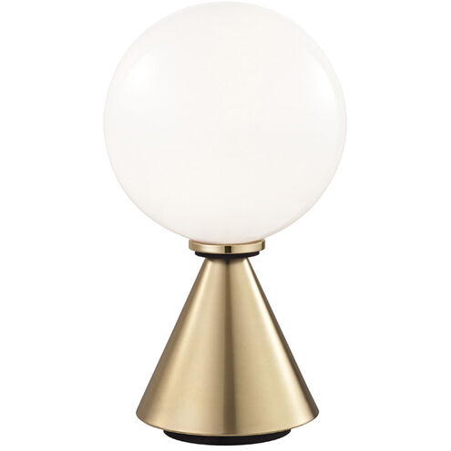 Piper 13 inch 4 watt Aged Brass Table Lamp Portable Light