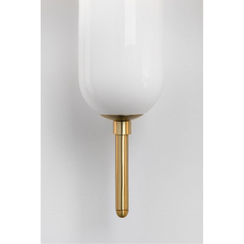 Miley 1 Light 4 inch Aged Brass Pendant Ceiling Light