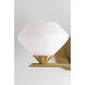 Valerie 2 Light 14 inch Aged Brass Bath Vanity Wall Light