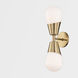 Cora 2 Light 5 inch Aged Brass Wall Sconce Wall Light