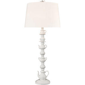 Rosetta Cottage 35 inch 150.00 watt Matte White Table Lamp Portable Light