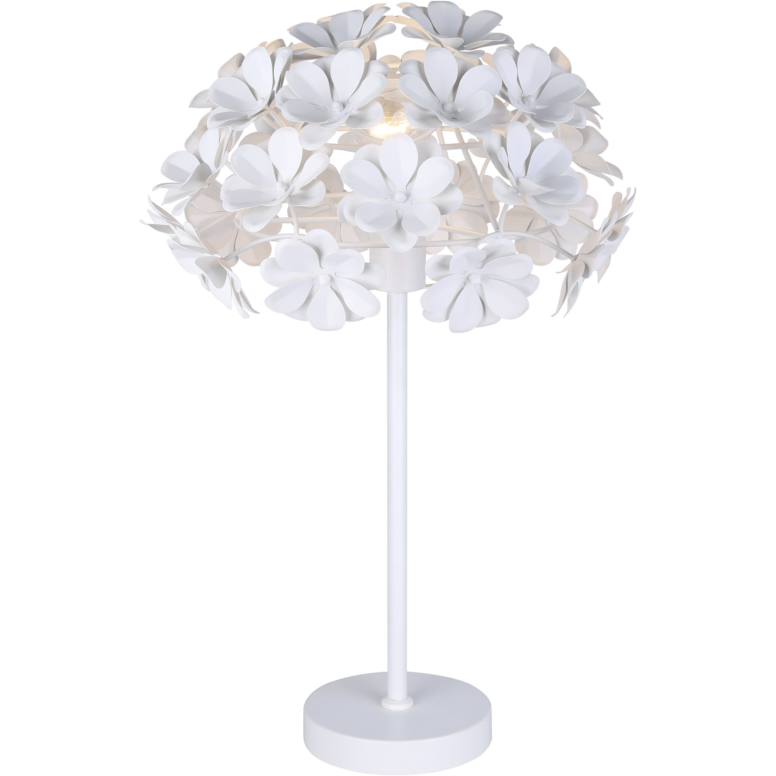 Cassia 23 inch 60.00 watt White Table Lamp Portable Light
