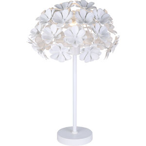 Cassia 23 inch 60.00 watt White Table Lamp Portable Light