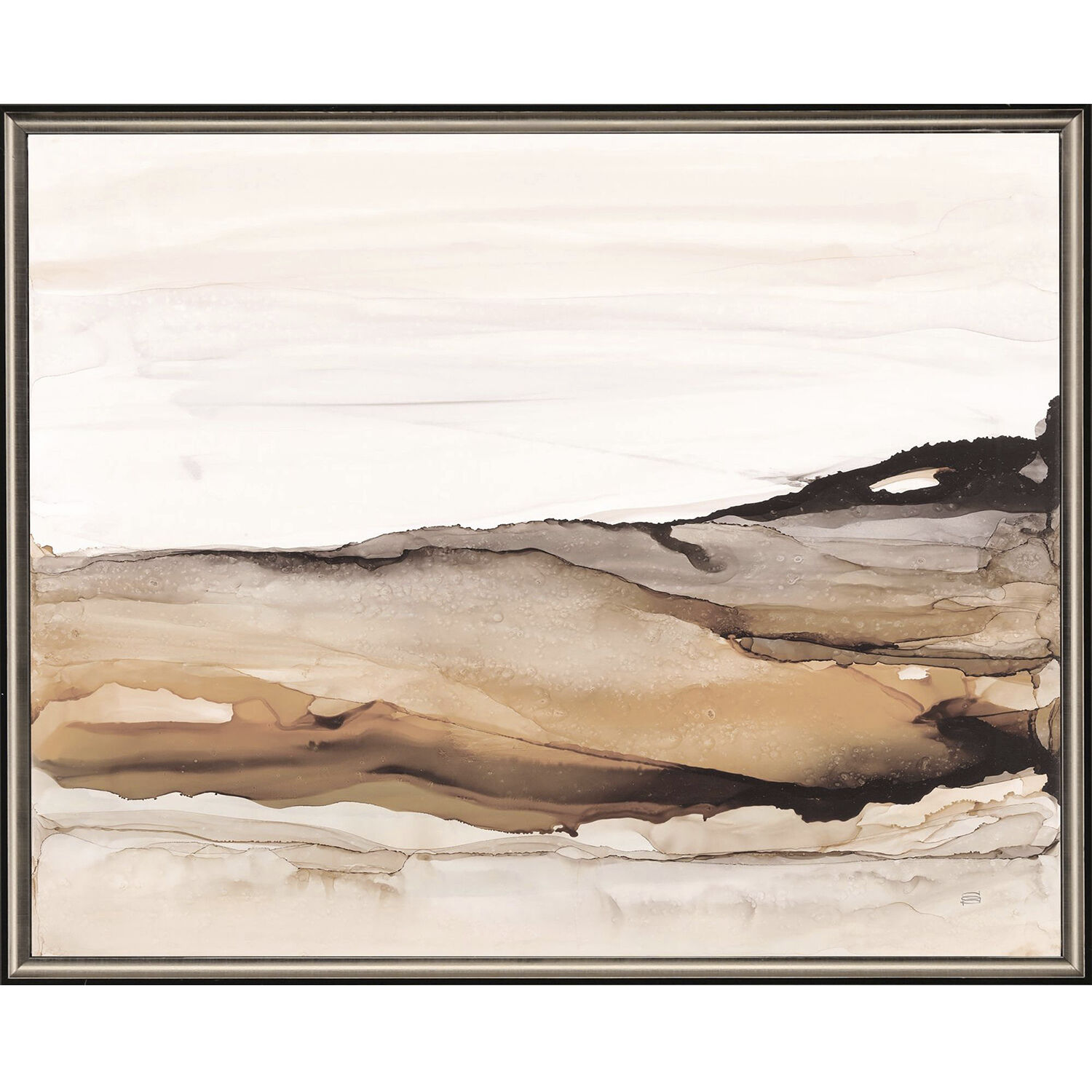 Neutralscape 31 X 25 inch Non-Glass Framed Art, Propac