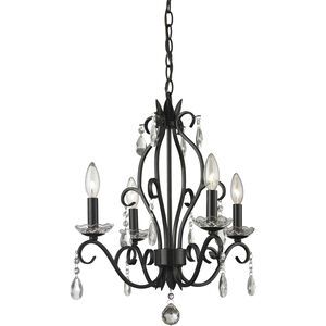 Princess 4 Light 17.13 inch Chandelier