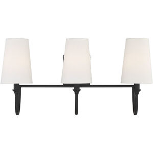 Cameron 3 Light 24.00 inch Bathroom Vanity Light