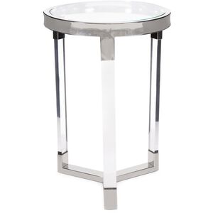 Carter 23.25 X 15.5 inch Silver Side Table