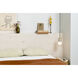Bibi 2 Light 4 inch Aged Brass/Ceramic Antique Ivory Pendant Ceiling Light