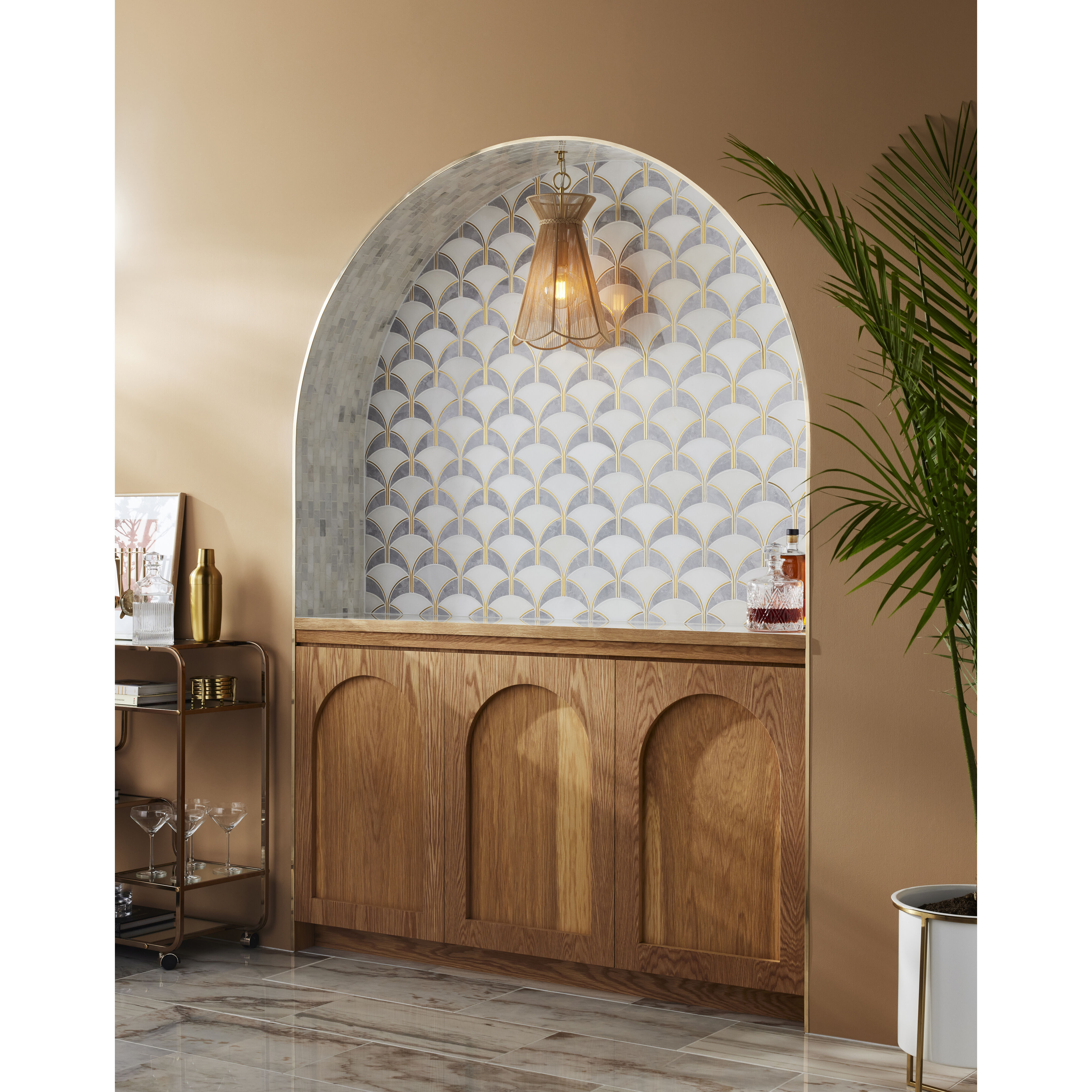 Aaliyah 1 Light 10 inch Aged Brass Pendant Ceiling Light