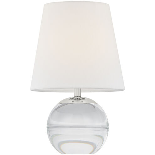Nicole 12.75 inch 4.00 watt Polished Nickel Rechargeable Table Lamp Portable Light