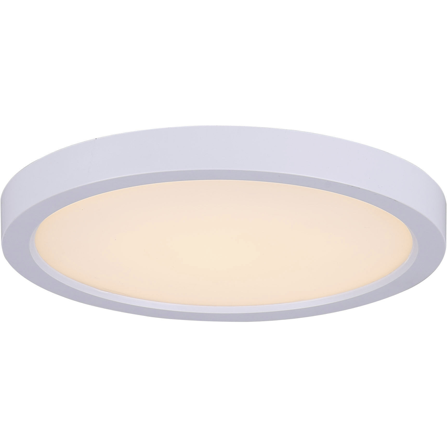 Low Profile LED 7 inch White Disk Light