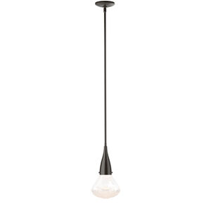 Fritz 1 Light 8.3 inch Oil Rubbed Bronze Mini Pendant Ceiling Light, Large