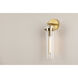 Haisley 1 Light 4.75 inch Aged Brass Wall Sconce Wall Light