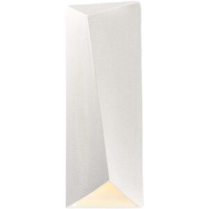 Ambiance Collection LED 9 inch White Crackle Wall Sconce Wall Light