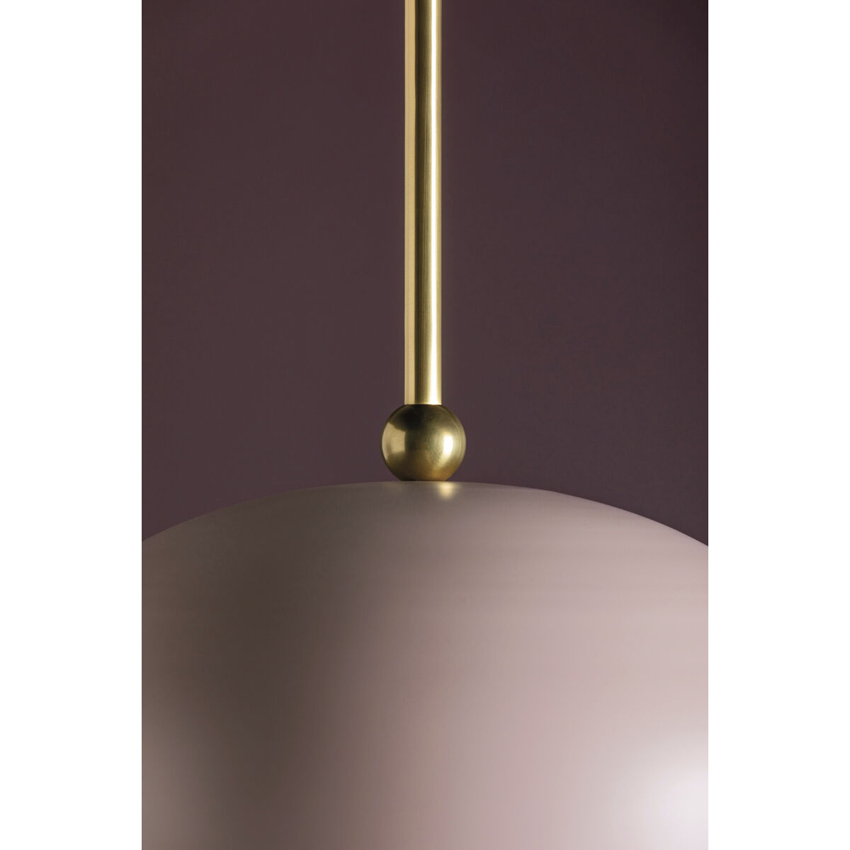 Liba 1 Light 15 inch Aged Brass/Soft Peignoir Pendant Ceiling Light